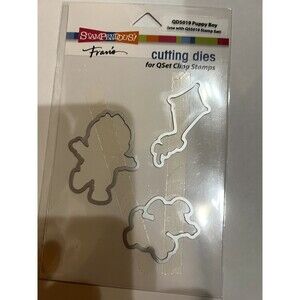 Stampendous QD5019 Puppy Boy Die Set Cutting Dies for Qset Cling Stamps